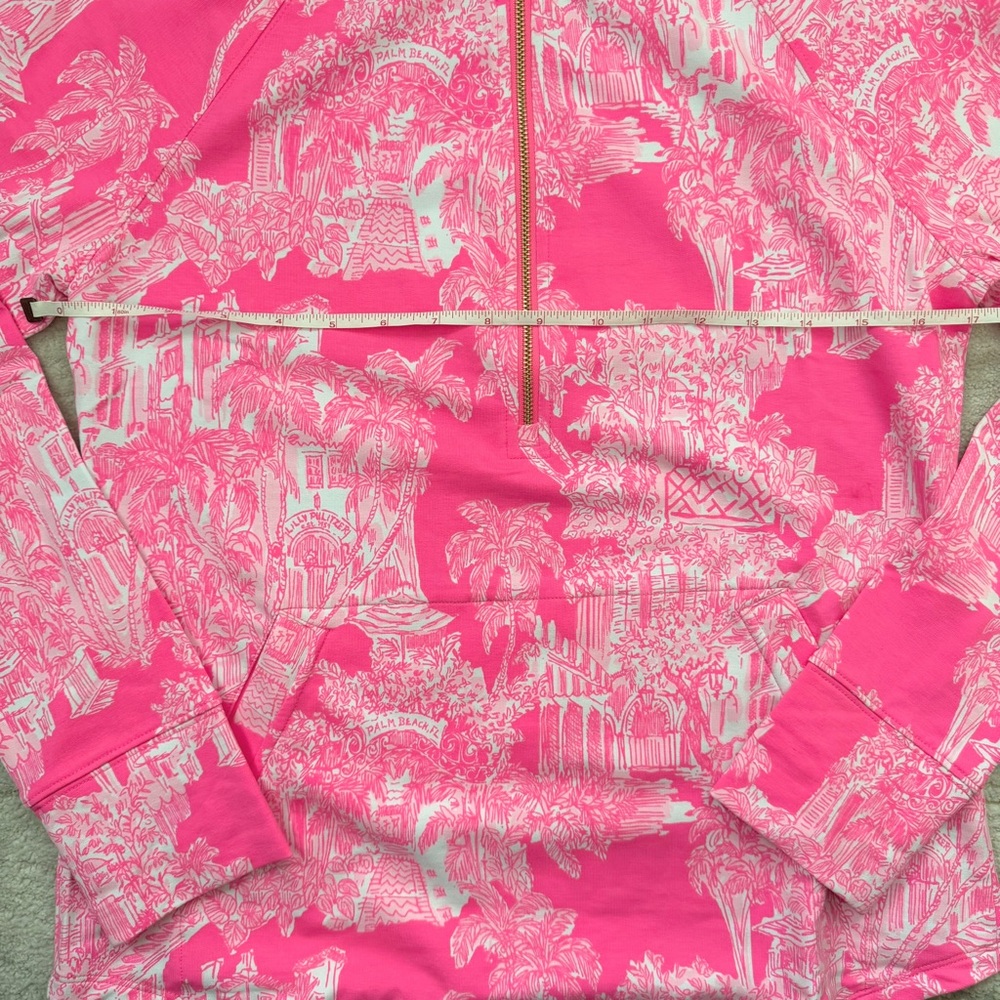 Lilly Pulitzer Roxie Pink Pb Anniversary Toile UPF 50+ Skipper Popover size XS - Picture 8 of 12
